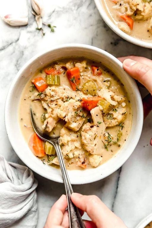 Roasted Cauliflower Chowder