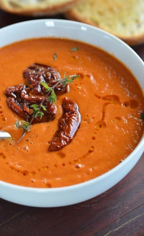 Roasted Cherry Tomato and Thyme Vita Mix Soup