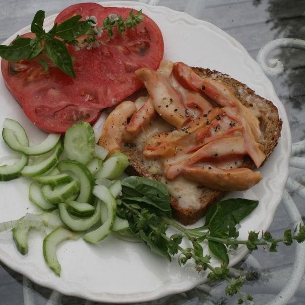 Roasted Chicken of the Woods with Thyme