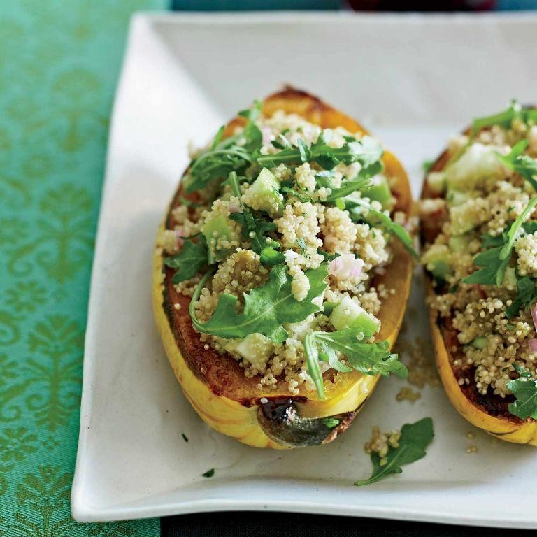 Roasted Delicata Squash and Quinoa Salad