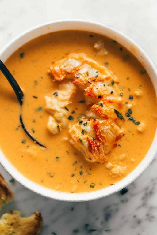 Roasted Garlic Lobster Bisque