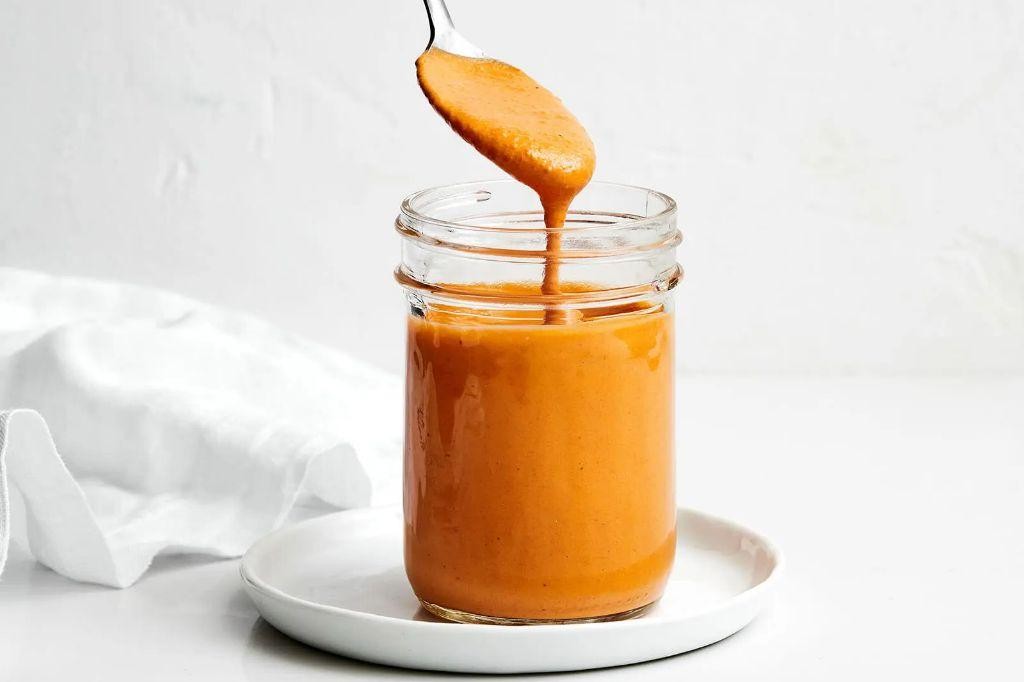 Roasted Red Pepper Tahini Dressing