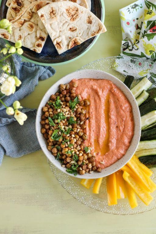 Roasted Red Pepper and Ricotta Dip