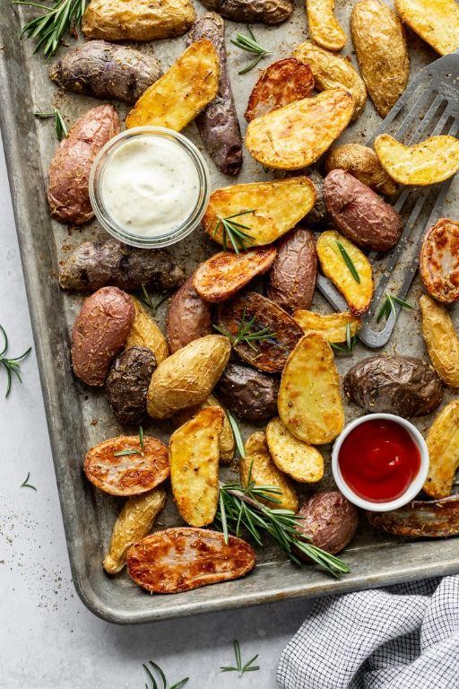Roasted Rosemary Fingerling Potatoes