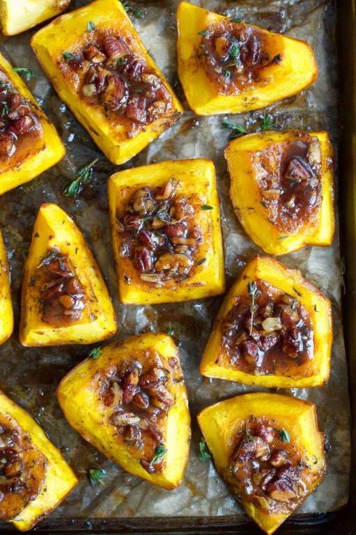 Roasted Seminole Pumpkin with Honey and Cinnamon