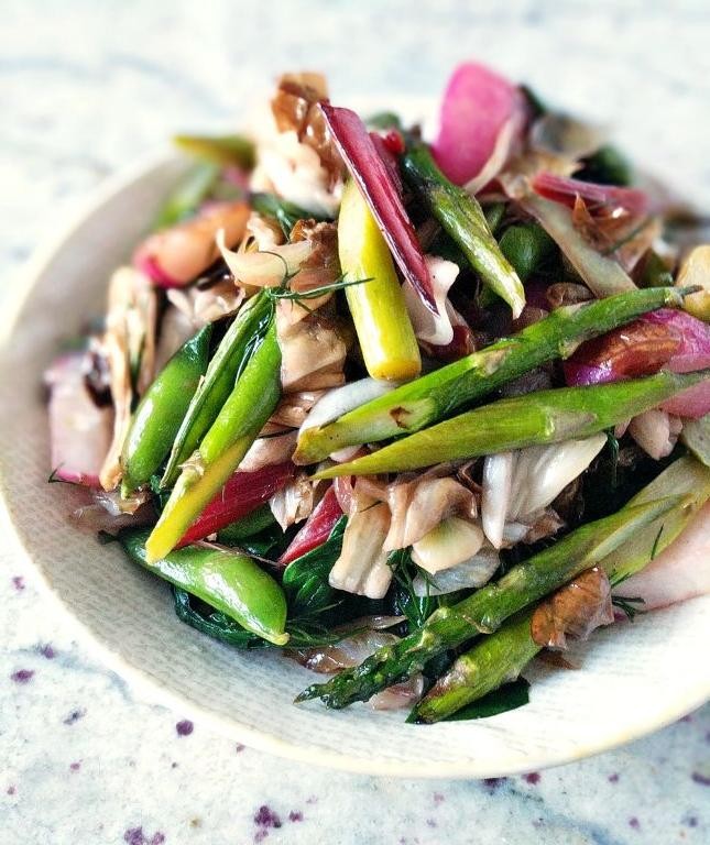 Roasted Spring Vegetables with Garlic