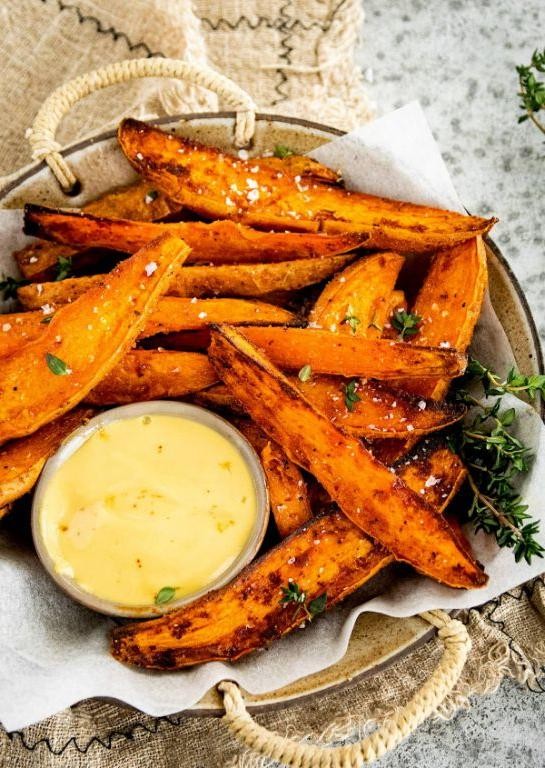 Roasted Sweet Potato Wedges