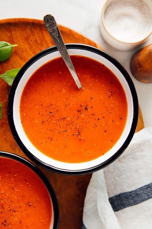 Roasted Tomato and Red Pepper Soup