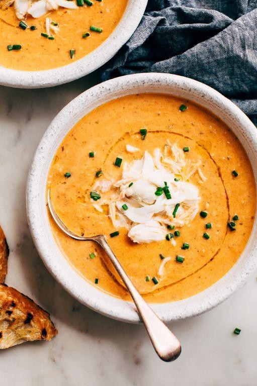 Roasted Tomato and Seafood Bisque