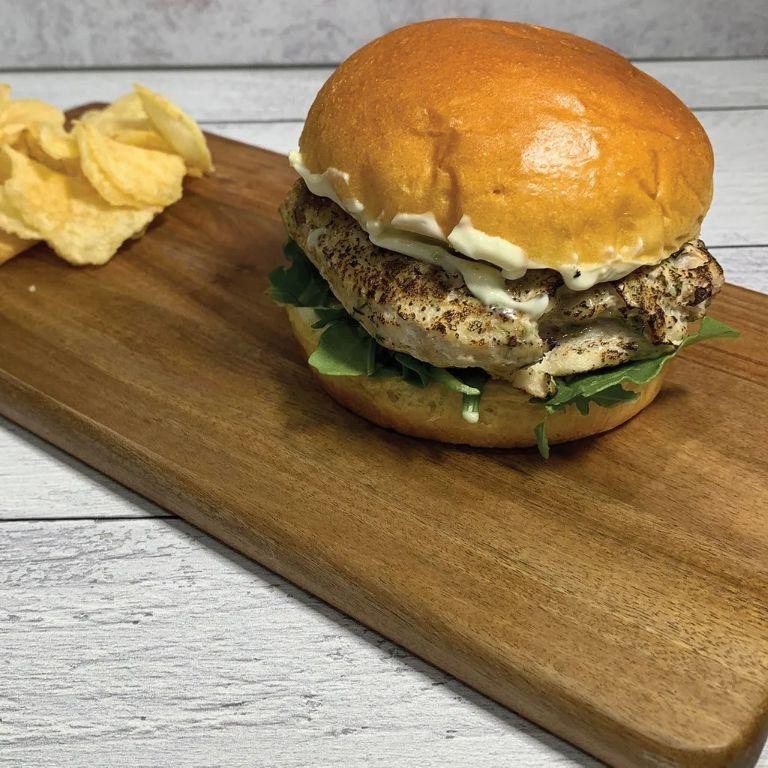 Rockfish Burgers with Spicy Aioli