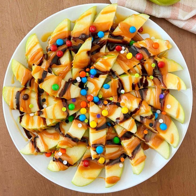 Rolo Caramel Apple Nachos