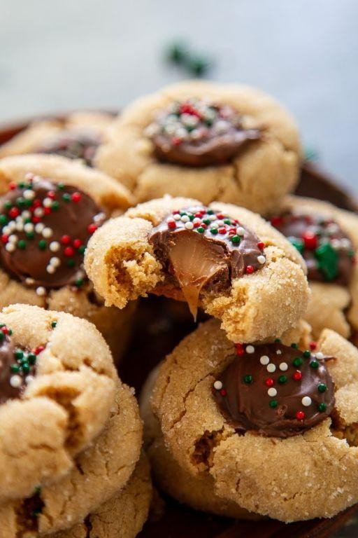 Rolo Peanut Butter Blossoms