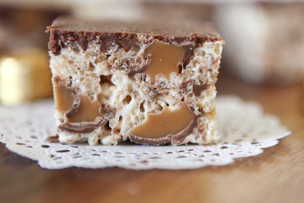 Rolo Rice Krispie Treats