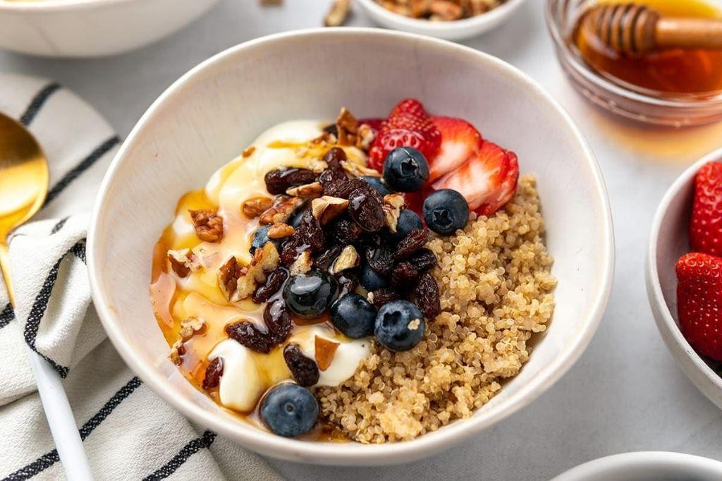 Rose Hip and Quinoa Breakfast Bowl