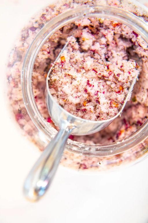 Rose Petal and Sugar Scrub