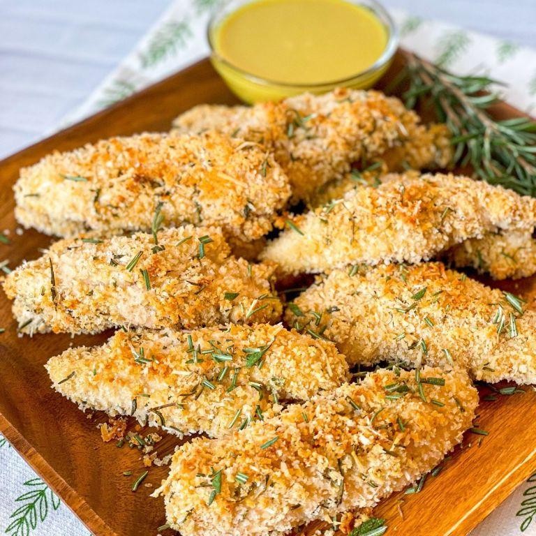 Rosemary Garlic Baked Chicken Tenders