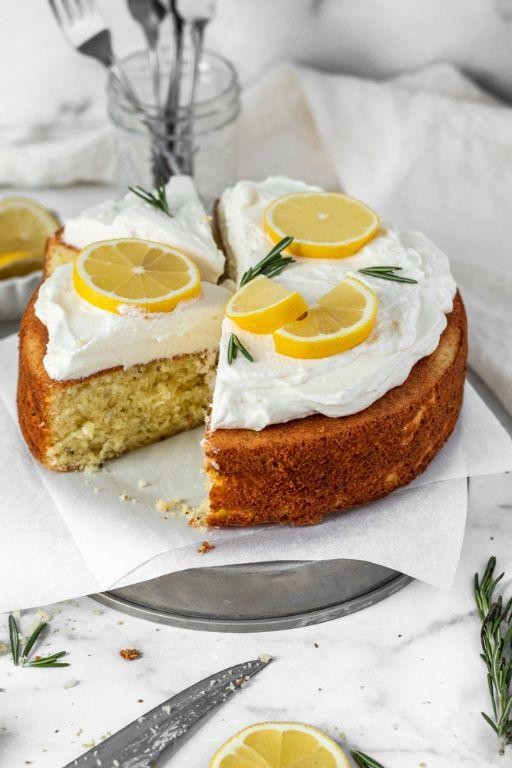 Rosemary Olive Oil Citrus Cake