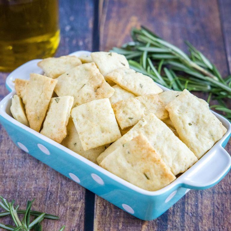 Rosemary and Olive Oil Oyster Crackers