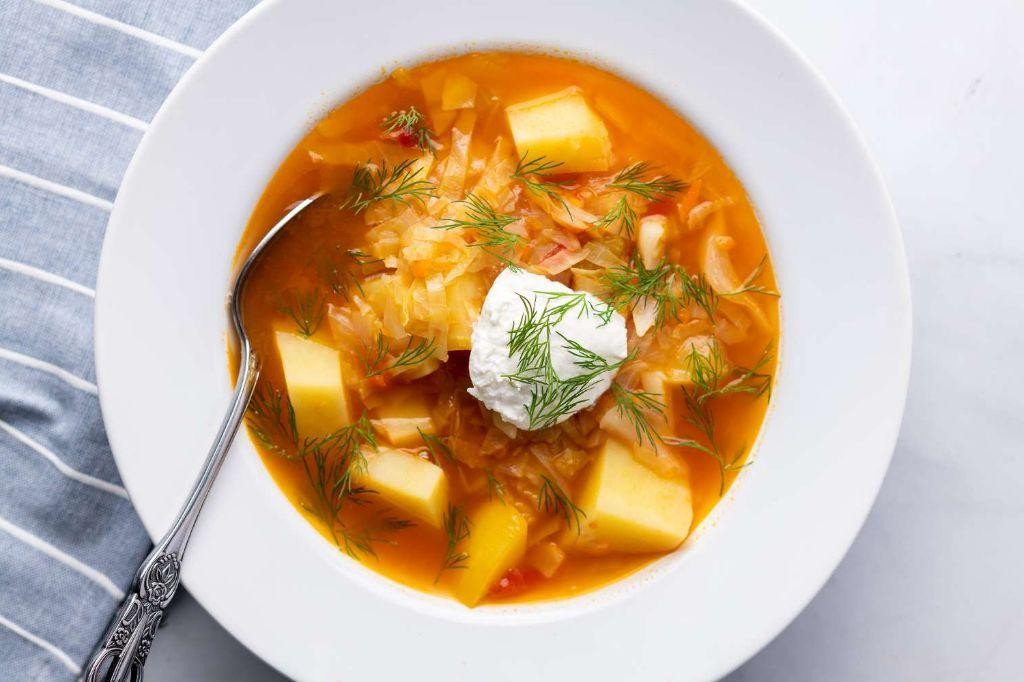 Russian Shchi (Sauerkraut Soup)