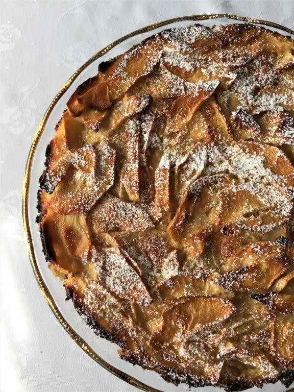 Rustic Chestnut and Apple Cake