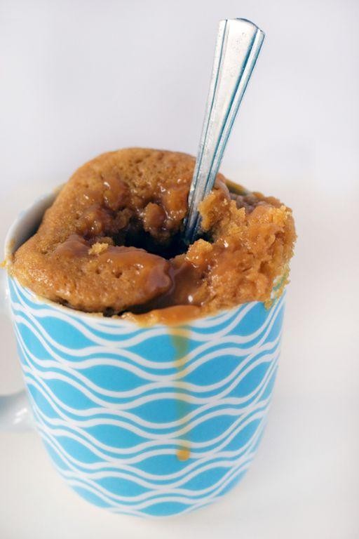 Salted Caramel Mug Cake