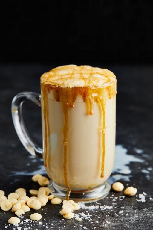 Salted Caramel White Hot Chocolate