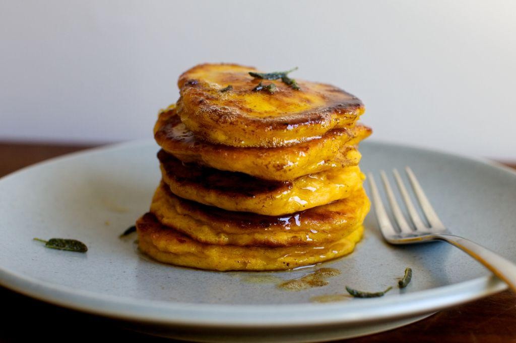 Savory Acorn Squash Pancakes