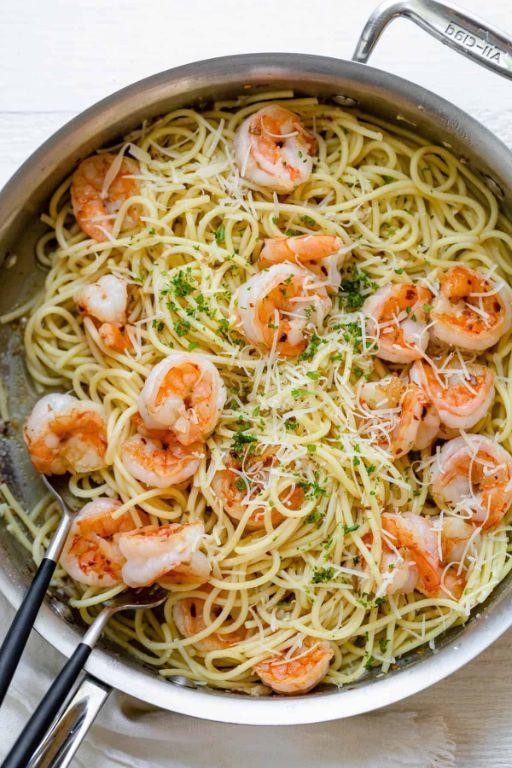 Savory Garlic Butter Shrimp Pasta