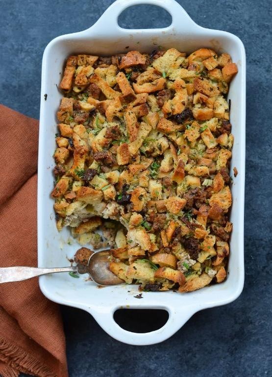 Savory Sausage and Herb Stuffing