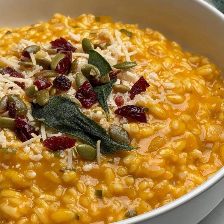 Savory Seminole Pumpkin Risotto