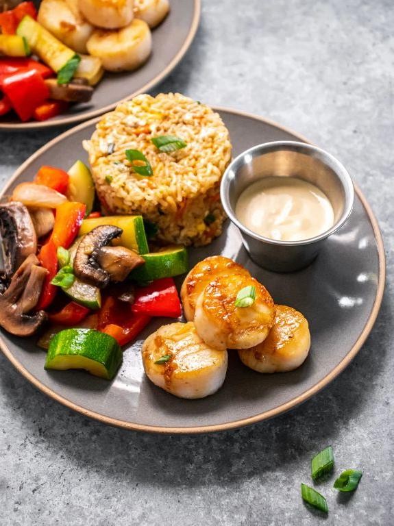 Scallop Hibachi with Soy Glaze