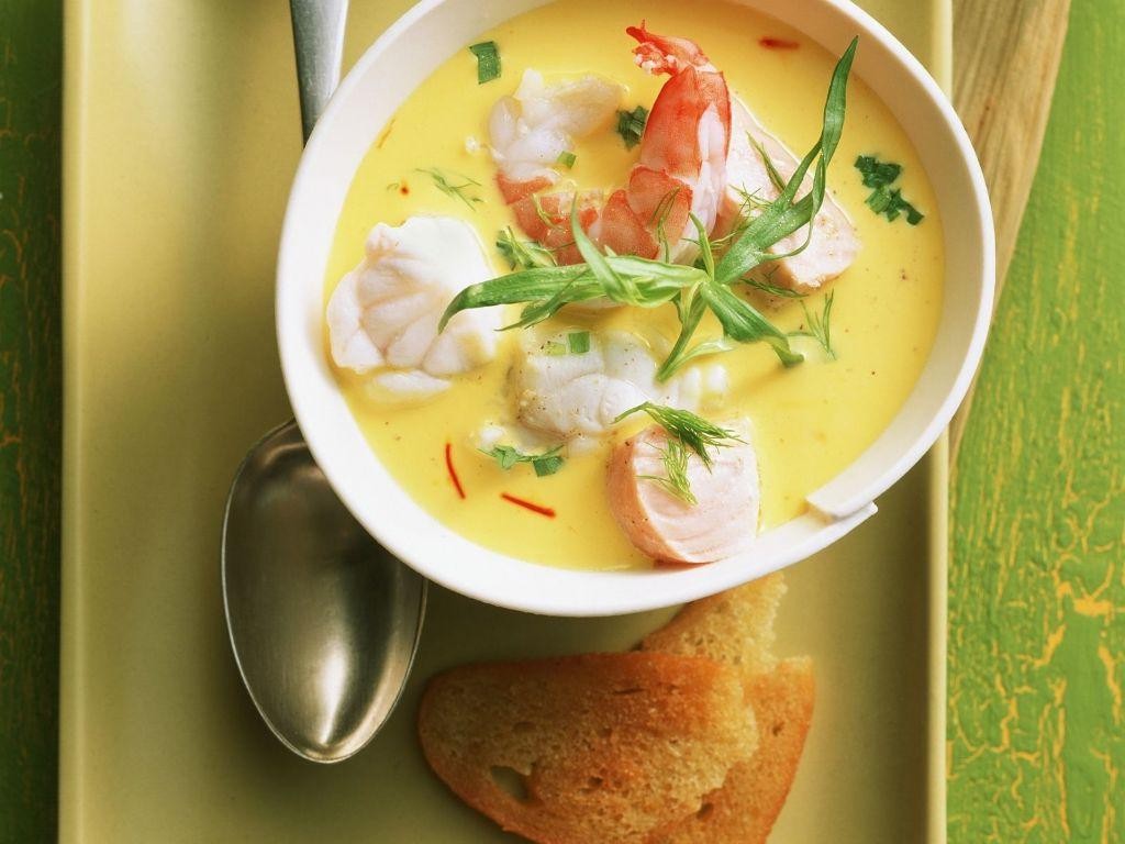 Seafood Chowder with Saffron and Fennel