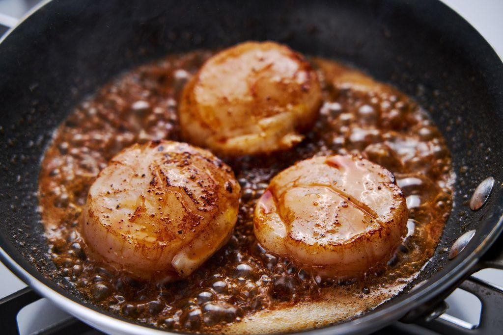 Seared Scallops with Soy Brown Butter