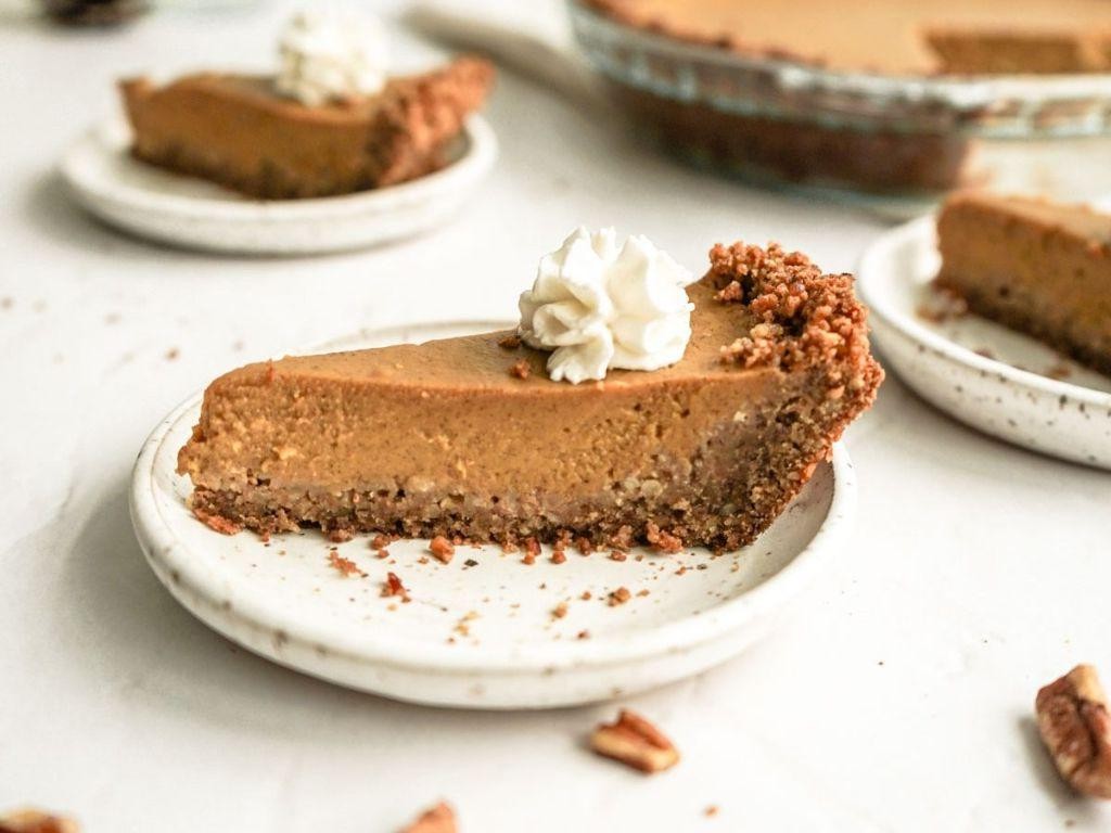 Seminole Pumpkin Pie with Pecan Crust