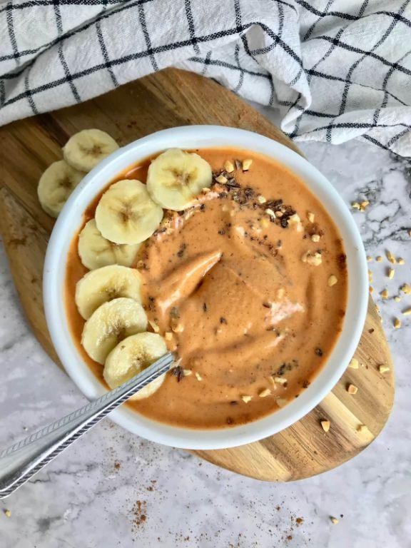 Seminole Pumpkin Smoothie with Banana and Almond Butter