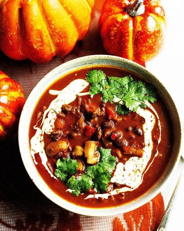 Seminole Pumpkin and Black Bean Chili