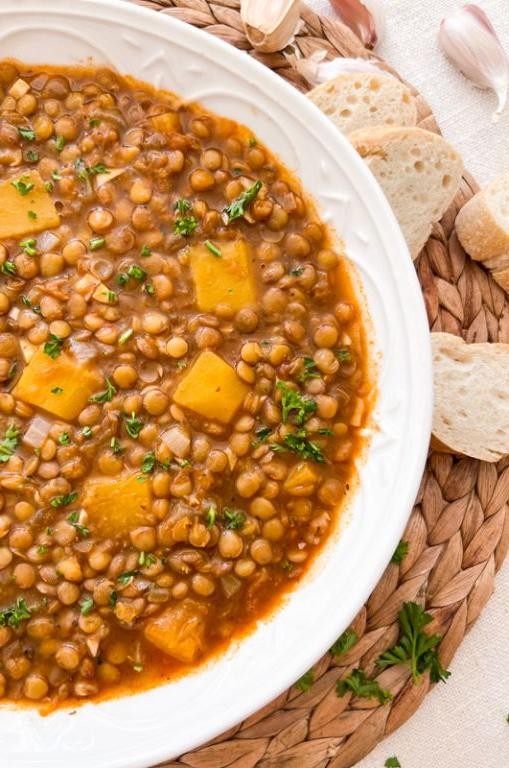 Seminole Pumpkin and Lentil Stew