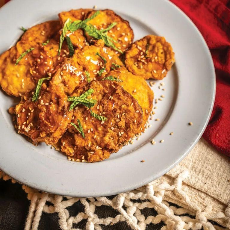 Sephardic Eggplant with Honey and Sesame