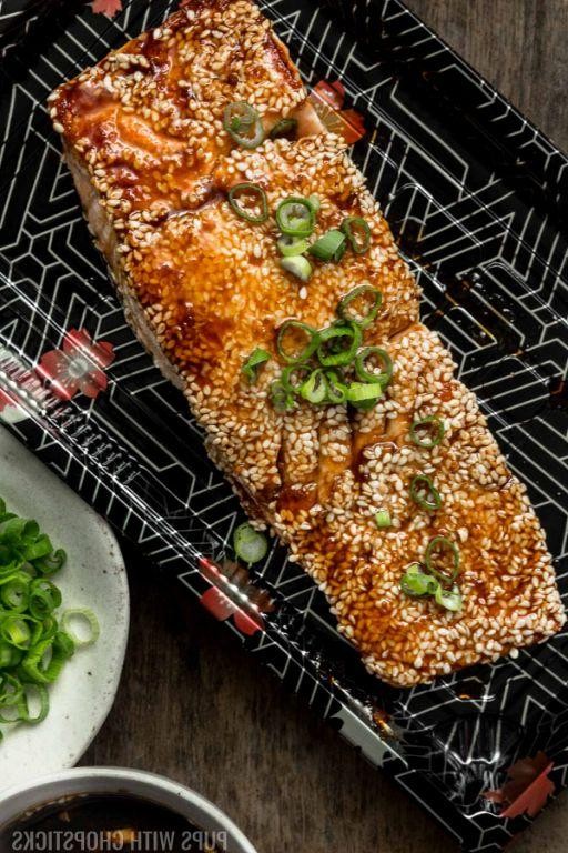 Sesame Crusted Teriyaki Salmon