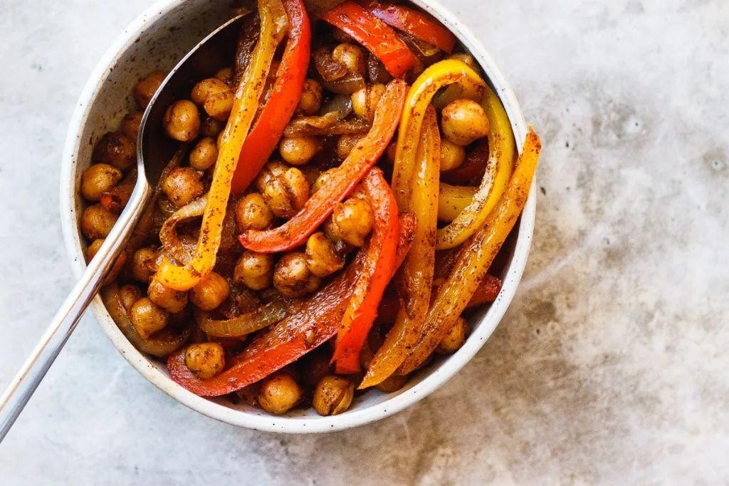Sheet Pan Chilis Fajitas with Bell Peppers