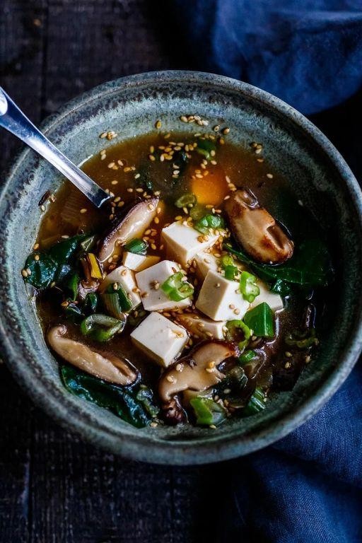 Shiitake and Tofu Miso Soup
