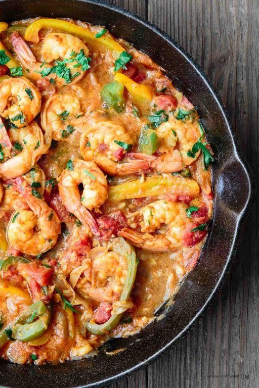 Shrimp and Bell Pepper Casserole