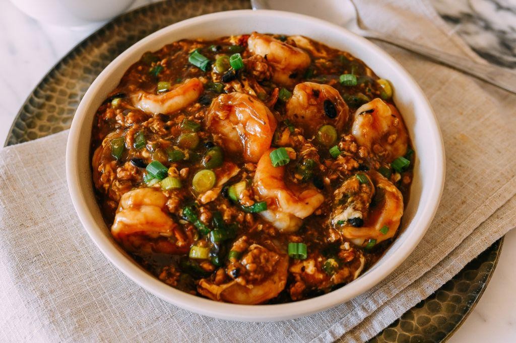 Shrimp and Black Bean Casserole