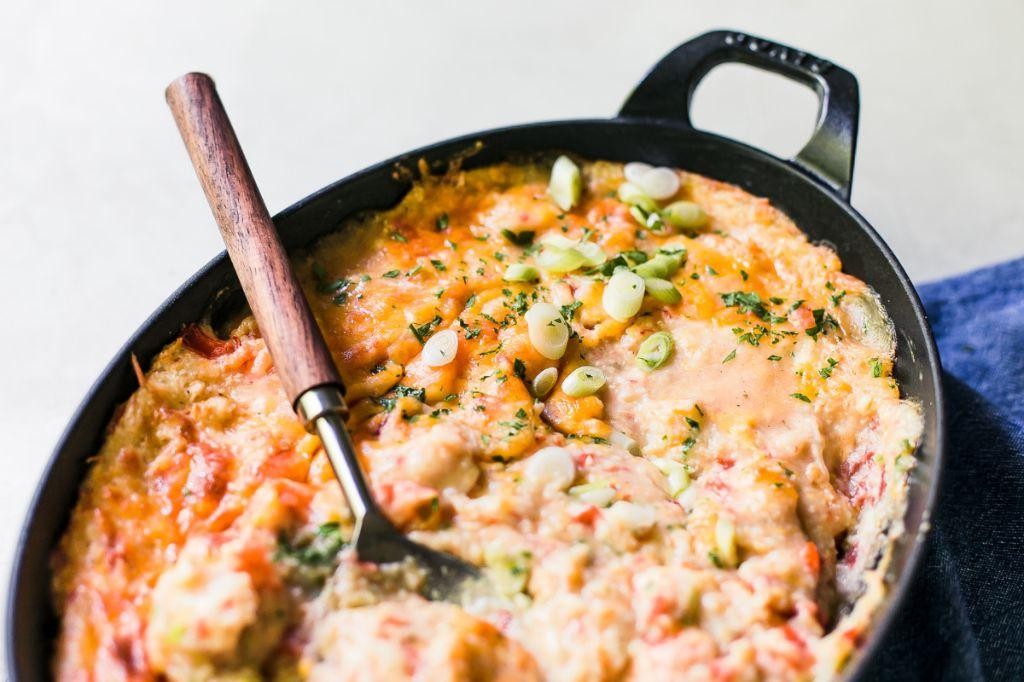 Shrimp and Grits Casserole