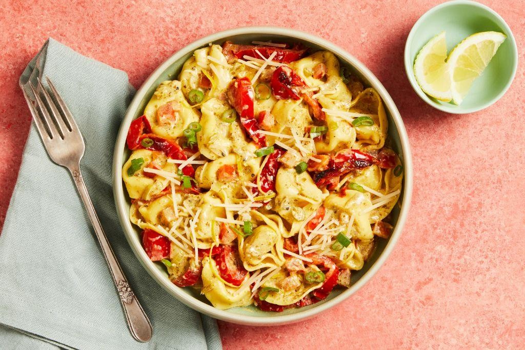 Shrimp and Lemon Zest Tortellini
