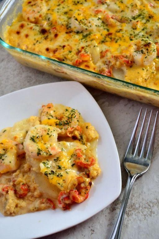 Shrimp and Potato Casserole