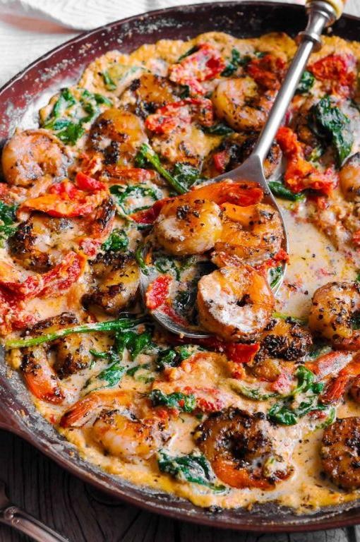 Shrimp and Spinach Casserole