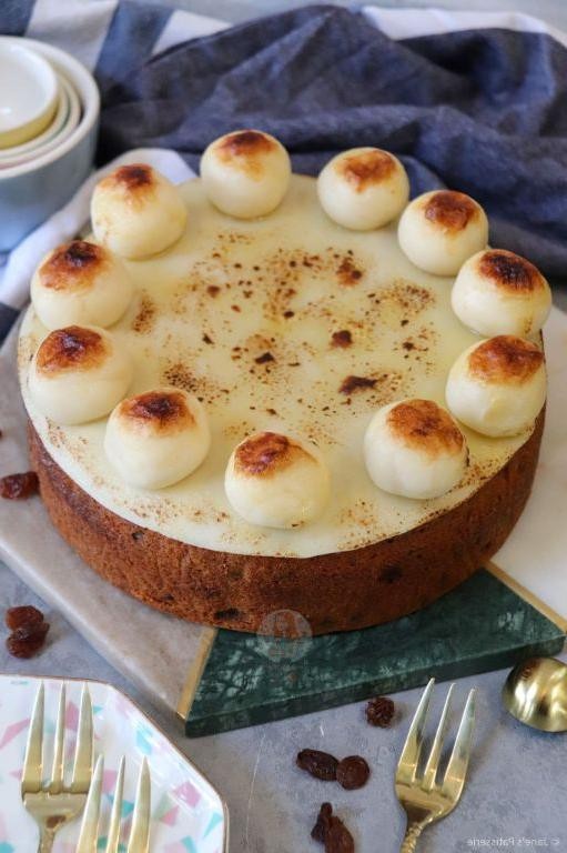 Simnel Cake with Marzipan