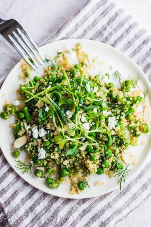 Simple Asparagus and Quinoa Salad