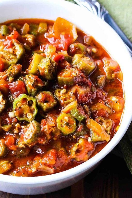 Simple Cajun Okra and Tomatoes